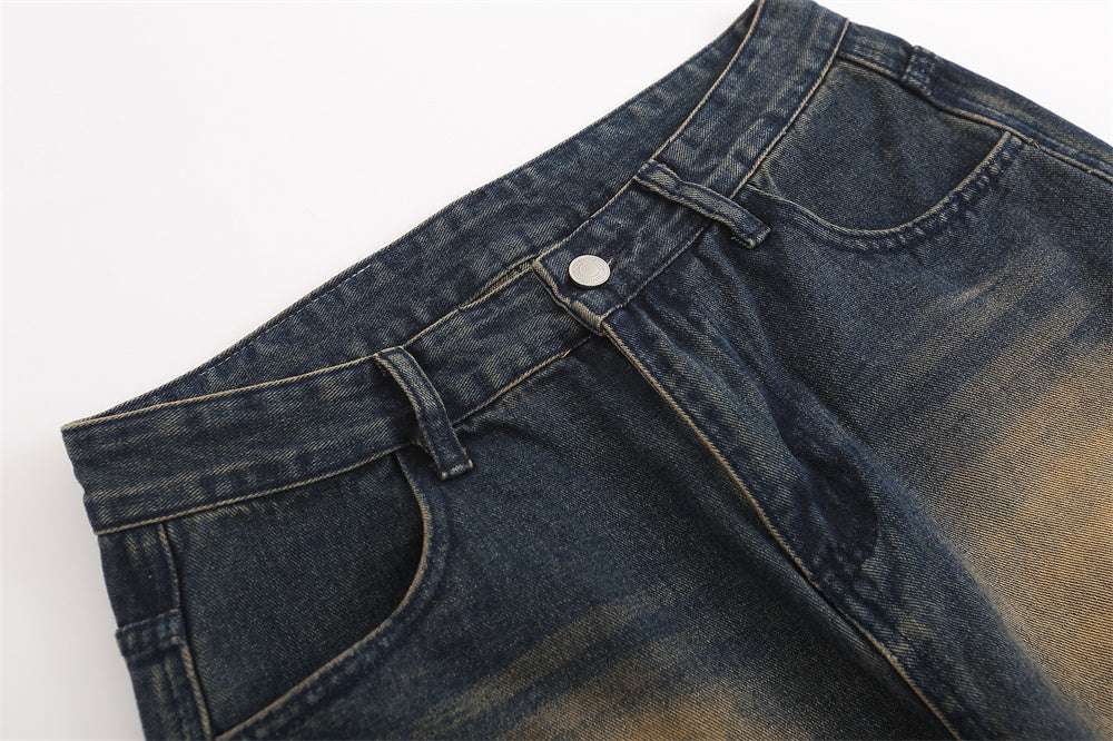 Fashion Personality Straight Jeans Men